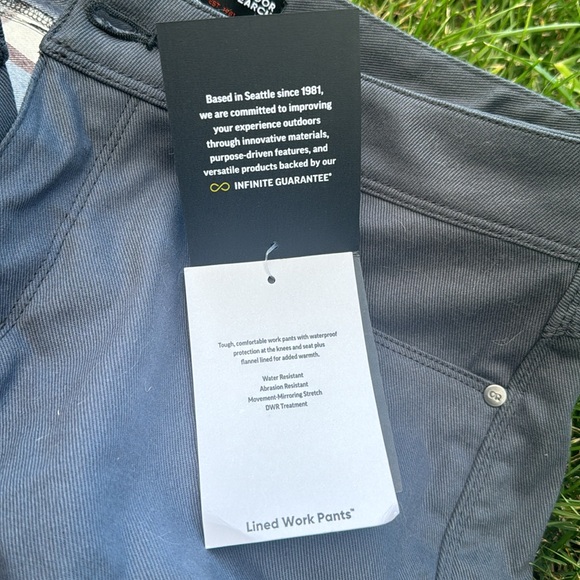 Outdoor Research Lined Work Pants - Storm - Wm 8 - NWT - Picture 9 of 9